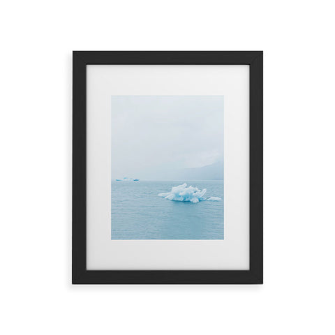 Leah Flores Alaska Glaciers Framed Art Print