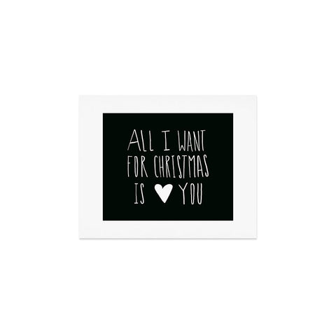 Leah Flores All I Want for Christmas Is You Art Print