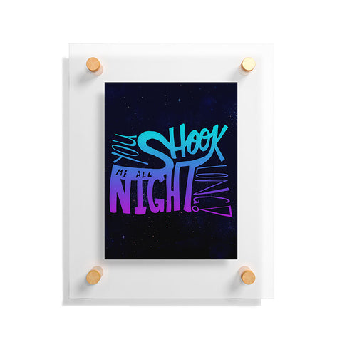 Leah Flores All Night Long Floating Acrylic Print
