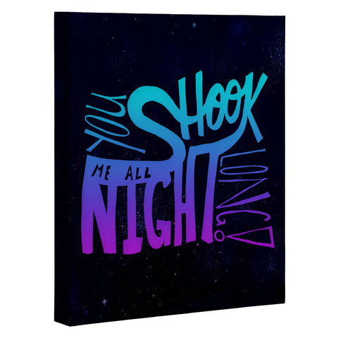Leah Flores All Night Long Art Canvas