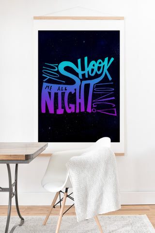 Leah Flores All Night Long Art Print And Hanger