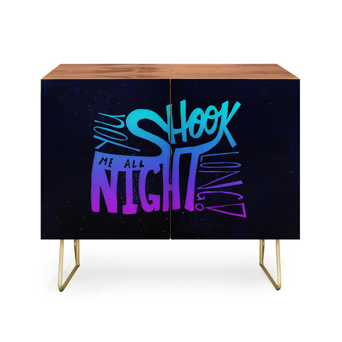 Leah Flores All Night Long Credenza
