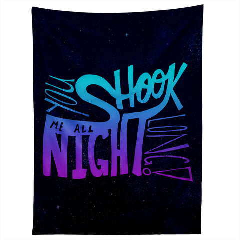 Leah Flores All Night Long Tapestry
