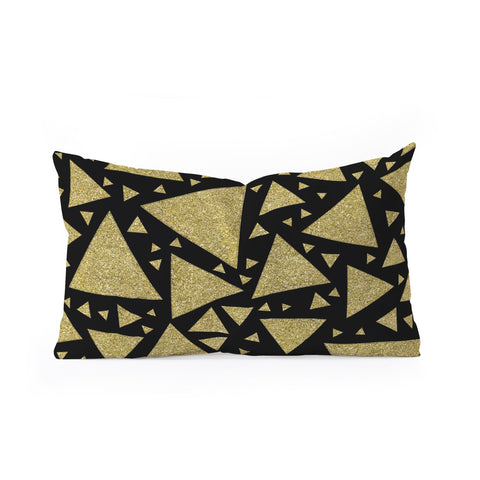 Leah Flores All That Glitters Oblong Throw Pillow