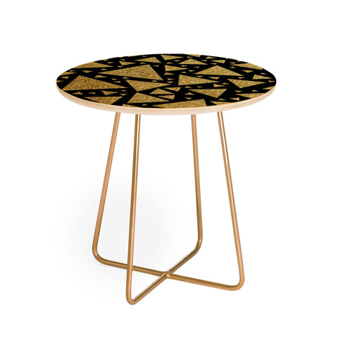 Leah Flores All That Glitters Round Side Table