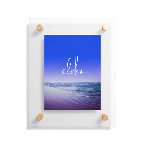 Leah Flores Aloha Beach Floating Acrylic Print