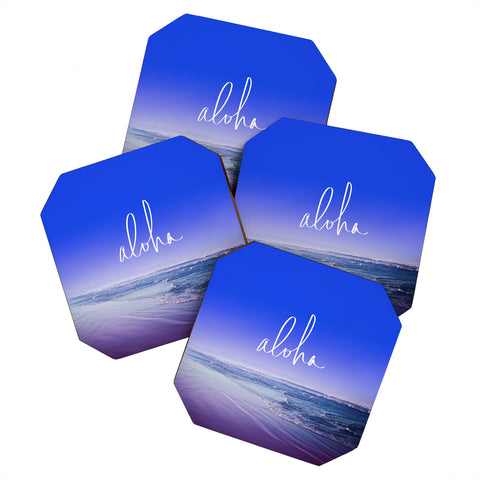 Leah Flores Aloha Beach Coaster Set