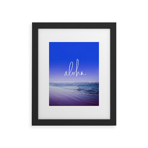 Leah Flores Aloha Beach Framed Art Print