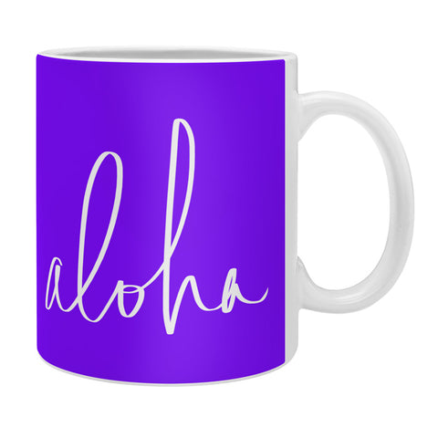 Leah Flores Aloha Purple Coffee Mug