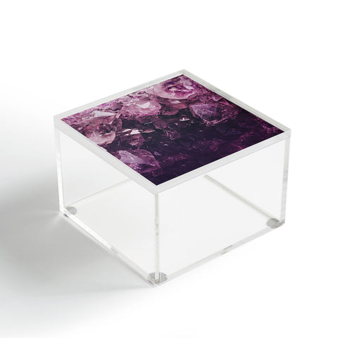 Leah Flores Amethyst Gemstone Acrylic Box