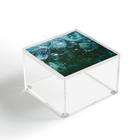 Leah Flores Aquamarine Gemstone Acrylic Box