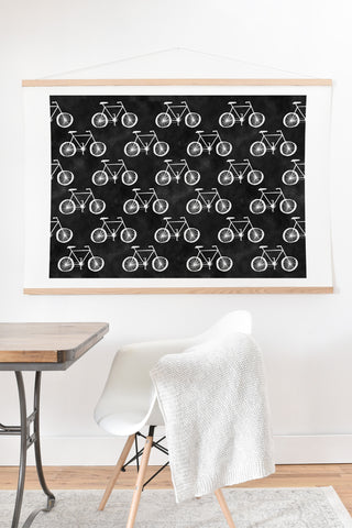 Leah Flores Bicycle Art Print And Hanger