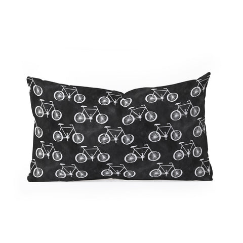 Leah Flores Bicycle Oblong Throw Pillow