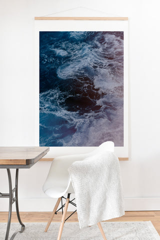 Leah Flores Big Sur Waves Art Print And Hanger