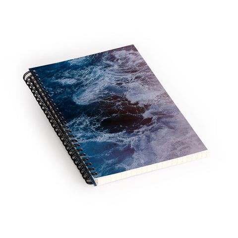 Leah Flores Big Sur Waves Spiral Notebook