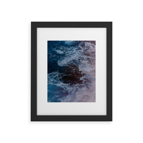 Leah Flores Big Sur Waves Framed Art Print