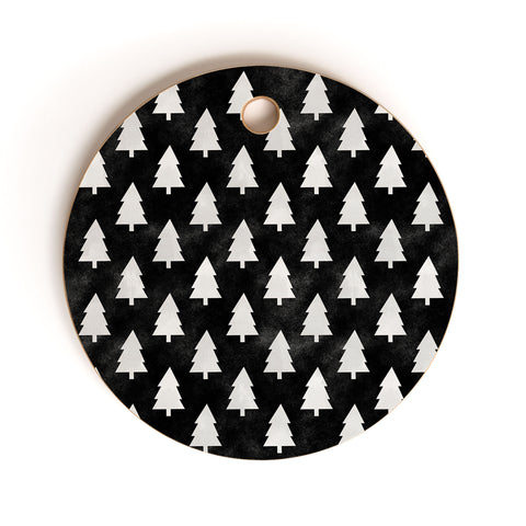 Leah Flores Black Forest Cutting Board Round