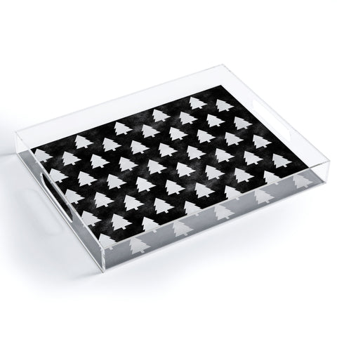 Leah Flores Black Forest Acrylic Tray