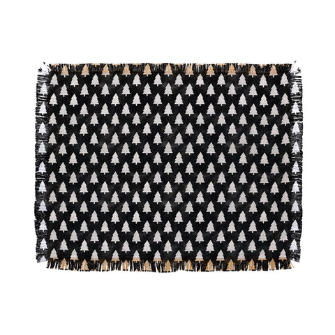 Leah Flores Black Forest Throw Blanket