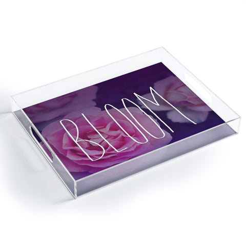 Leah Flores Bloom 5 Acrylic Tray