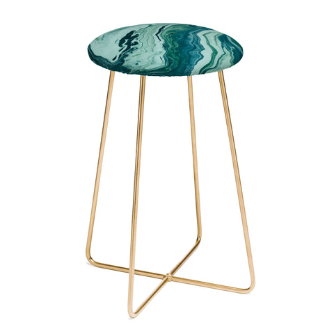 Leah Flores Blue Marble Galaxy Counter Stool