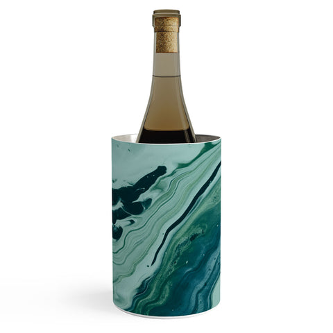 Leah Flores Blue Marble Galaxy Wine Chiller
