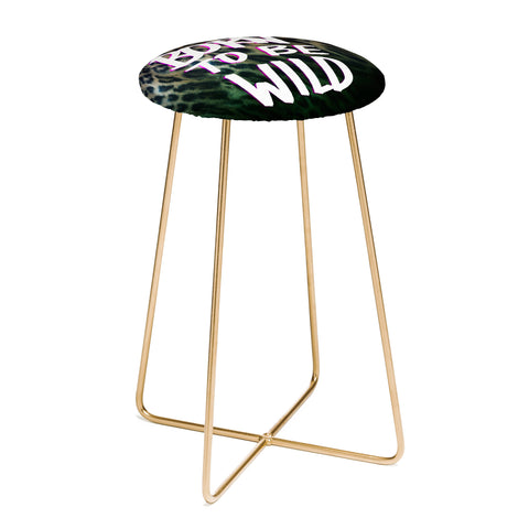 Leah Flores Born To Be Wild Counter Stool