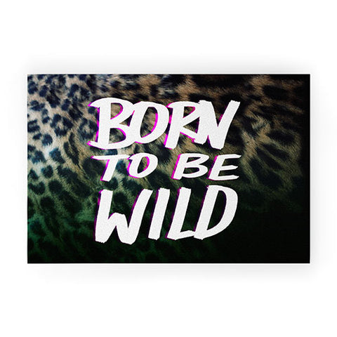 Leah Flores Born To Be Wild Welcome Mat