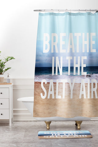 Leah Flores Breathe Shower Curtain And Mat