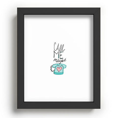 Leah Flores Call Me Maybe Recessed Framing Rectangle