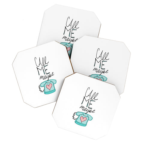 Leah Flores Call Me Maybe Coaster Set