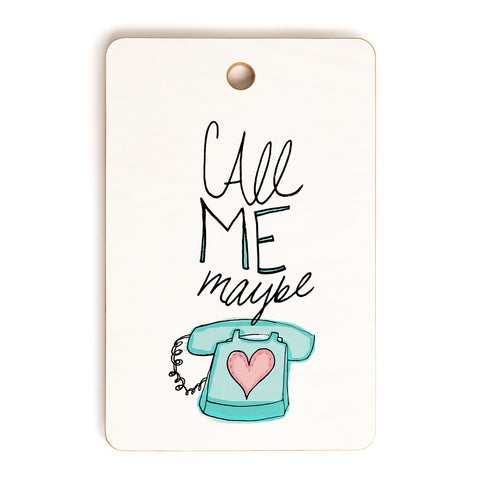 Leah Flores Call Me Maybe Cutting Board Rectangle