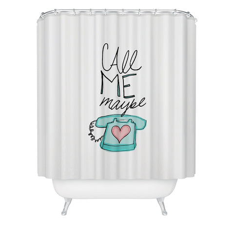 Leah Flores Call Me Maybe Shower Curtain