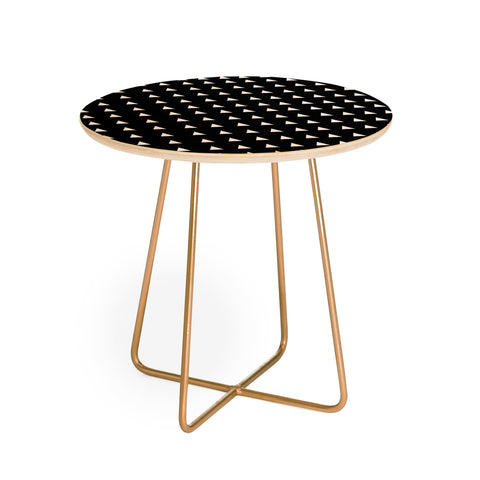 Leah Flores Classic Confetti Round Side Table
