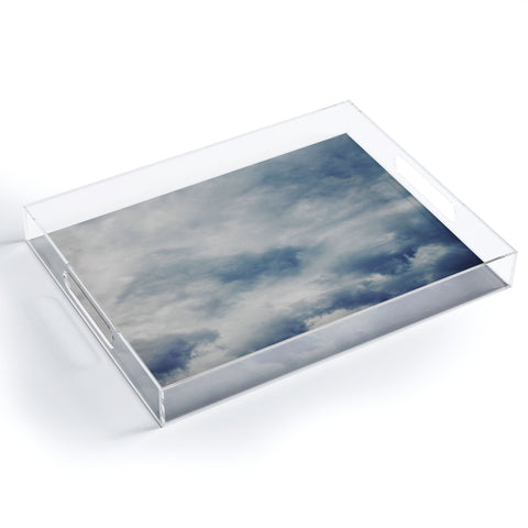 Leah Flores Clouds 1 Acrylic Tray