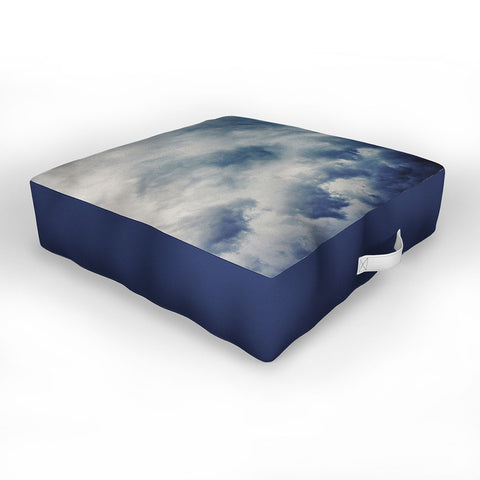 Leah Flores Clouds 1 Outdoor Floor Cushion