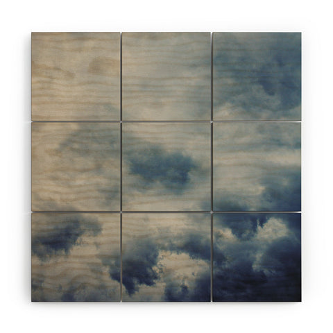 Leah Flores Clouds 1 Wood Wall Mural