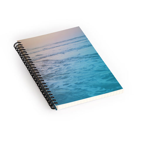 Leah Flores Cotton Candy Waves Spiral Notebook