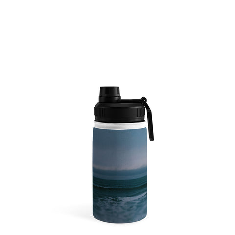 Leah Flores Dark Blue Ocean Water Bottle