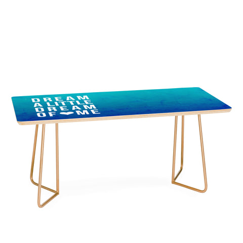 Leah Flores Dream Blue Coffee Table