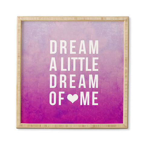 Leah Flores Dream Pink Framed Wall Art