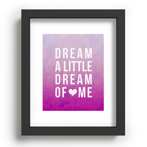 Leah Flores Dream Pink Recessed Framing Rectangle