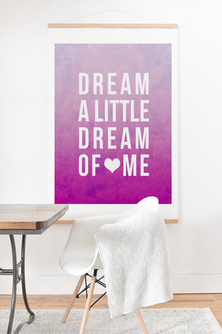 Leah Flores Dream Pink Art Print And Hanger