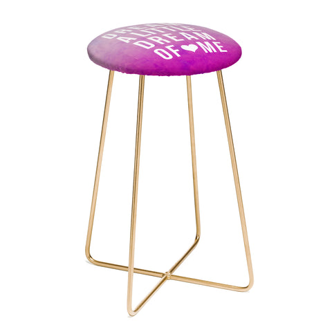 Leah Flores Dream Pink Counter Stool
