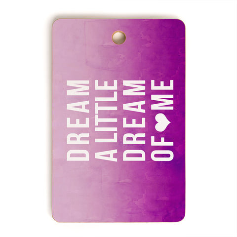 Leah Flores Dream Pink Cutting Board Rectangle