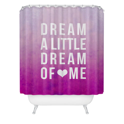 Leah Flores Dream Pink Shower Curtain