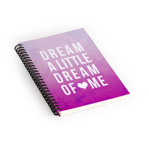 Leah Flores Dream Pink Spiral Notebook
