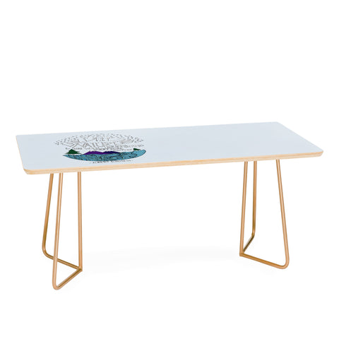 Leah Flores Einstein Nature 1 Coffee Table