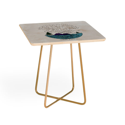 Leah Flores Einstein Nature 1 Side Table