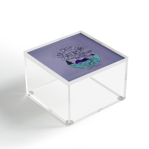 Leah Flores Einstein Nature 2 Acrylic Box